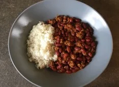 Assiette de Chili Con Carne par Céline Lehmans